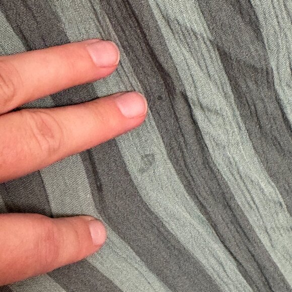 Amuse Society - Hidden Cove Maxi Dress (green / grey / sage stripe) - beachy - M - Picture 5 of 11